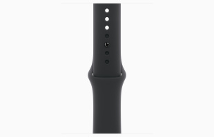 Apple Watch Series 11 // 42мм GPS // Корпус из алюминия цвета "розовое золото", спортивный ремешок черного цвета