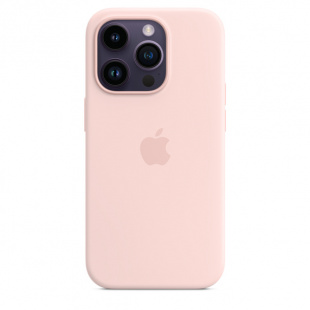 Силиконовый чехол MagSafe для iPhone 14 Pro, цвет Chalk Pink/Розовый мел