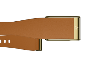 Ремешок MG LeatherLuxe Tapered Band | Camel with Gold (Светло-коричневый с Золотом)