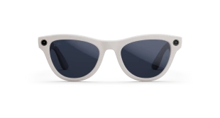 Умные очки Ray-Ban  Skyler (2-gen) (Глянцевая оправа цвета "серый мел", прозрачно-сапфировые фотохромные линзы)