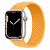 Купить Apple Watch Series 7 // 41мм GPS // Корпус из алюминия цвета «сияющая звезда», плетёный монобраслет цвета «спелый маис»
