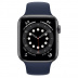 Apple Watch Series 6 // 40мм GPS // Корпус из алюминия цвета «серый космос», спортивный ремешок цвета «Тёмный ультрамарин»