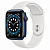 Купить Apple Watch Series 6 // 44мм GPS + Cellular // Корпус из алюминия синего цвета, спортивный ремешок белого цвета