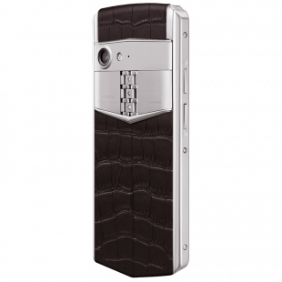 Vertu Aster P Baroque Titanium Amber Brown Alligator