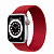 Купить Apple Watch Series 6 // 40мм GPS + Cellular // Корпус из алюминия серебристого цвета, плетёный монобраслет цвета PRODUCT(RED)