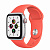 Купить Apple Watch SE // 40мм GPS + Cellular // Корпус из алюминия серебристого цвета, спортивный ремешок цвета «Розовый цитрус» (2020)