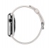 Apple Watch 38 мм, нержавеющая сталь, ремешок из плетёного нейлона жемчужного цвета