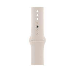 Apple Watch Series 8 // 41мм GPS // Корпус из алюминия цвета "темная ночь", спортивный ремешок цвета "сияющая звезда"