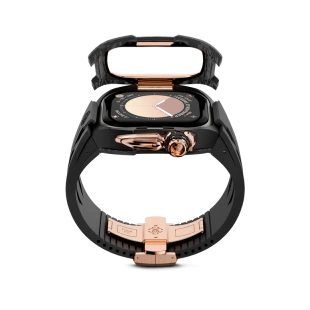 Корпус Golden Concept для Apple Watch, 46 мм, Racing Sport Edition, Rose Gold Carbon