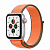 Купить Apple Watch SE // 40мм GPS + Cellular // Корпус из алюминия серебристого цвета, cпортивный браслет цвета «Кумкват» (2020)