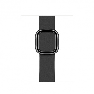 40мм M Кожаный ремешок черного цвета с современной пряжкой (Modern Buckle)  для Apple Watch