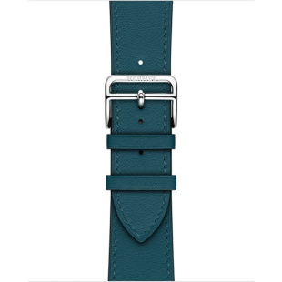 42/44 мм ремешок Simple Tour из кожи Swift цвета Colvert для Apple Watch Hermès