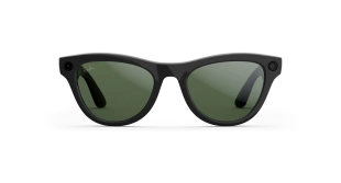 Умные очки Ray-Ban  Skyler (2-gen) (Черная глянцевая оправа, прозрачно-графитово-зеленые фотохромные линзы)