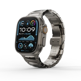 Ремешок Golden Concept для Apple Watch, ROYAL II (Titanium Grey)
