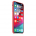 Кожаный чехол для iPhone XS Max, цвет «розовый пион», оригинальный Apple