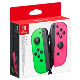 Геймпады для Nintendo Switch Joy-Con (Неоновый зеленый/Неоновый розовый)