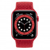 Apple Watch Series 6 // 40мм GPS // Корпус из алюминия красного цвета, плетеный монобраслет цвета (PRODUCT)RED Apple Watch Series 6 // 40мм GPS // Корпус из алюминия красного цвета, плетеный монобраслет цвета (PRODUCT)RED