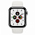 Купить Apple Watch Series 5 // 44мм GPS + Cellular // Корпус из нержавеющей стали цвета «серый космос», спортивный ремешок белого цвета