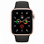Купить Apple Watch Series 5 // 44мм GPS // Корпус из алюминия золотого цвета, спортивный ремешок черного цвета