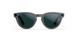 Умные очки Ray-Ban  Headliner (2-gen) (Серая глянцевая оправа, прозрачно-изумрудные фотохромные линзы)