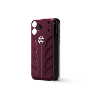 Магнитная накладка Golden Concept Magnetic Shield для iPhone 18 Pro Max, Racing Sport (Burgundy)