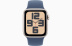 Apple Watch SE // 44мм GPS (Custom) // Корпус из алюминия цвета «сияющая звезда», спортивный ремешок цвета «деним» (2024)
