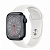 Купить Apple Watch Series 8 // 41мм GPS // Корпус из алюминия цвета "темная ночь", спортивный ремешок белого цвета