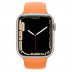 Apple Watch Series 7 // 45мм GPS // Корпус из алюминия цвета «сияющая звезда», спортивный ремешок цвета «весенняя мимоза»