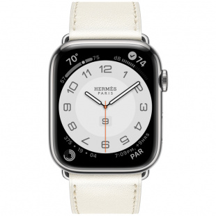 41мм Ремешок Hermès Single (Simple) Tour цвета Blanc для Apple Watch