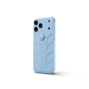 Магнитная накладка Golden Concept Magnetic Shield для iPhone 18 Pro, Racing Sport (Monaco Blue)