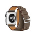 38/40 мм ремешок Double Tour из кожи Swift цвета Étoupe, размер Regular (стандартный) для Apple Watch Hermès 38/40 мм ремешок Double Tour из кожи Swift цвета Étoupe, размер Regular (стандартный) для Apple Watch Hermès