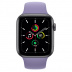 Apple Watch SE // 44мм GPS // Корпус из алюминия цвета «серый космос», спортивный ремешок цвета «Английская лаванда» (2020)