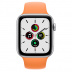 Apple Watch SE // 44мм GPS // Корпус из алюминия серебристого цвета, спортивный ремешок цвета «Весенняя мимоза» (2020)