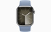Apple Watch Series 9 // 41мм GPS+Cellular // Корпус из нержавеющей стали серебристого цвета, монобраслет цвета "синяя зима"