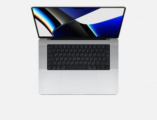 MacBook Pro 16" «Серебристый» (Custom) + Touch ID // Чип Apple M1 Max 10-Core CPU, 24-Core GPU, 32 ГБ, 2 ТБ (Late 2021)