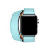 38/40 мм ремешок Double Tour из кожи Epsom цвета Bleu Zéphyr, размер Regular (стандартный) для Apple Watch Hermès 38/40 мм ремешок Double Tour из кожи Epsom цвета Bleu Zéphyr, размер Regular (стандартный) для Apple Watch Hermès