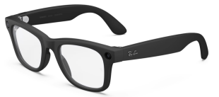 Умные очки Ray-Ban  Wayfarer (2-gen)  (Черная матовая оправа, прозрачно-серые фотохромные линзы)