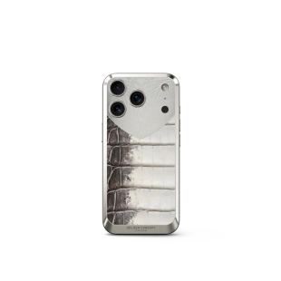 Чехол Golden Concept для iPhone 17 Pro, Magnetic Shield, Crocodile Edition - Himalaya