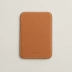 Чехол-бумажник Hermès "Stand" с MagSafe для iPhone, цвет Gold/ Золото