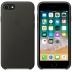 Кожаный чехол для iPhone 7/8, угольно-серый цвет, оригинальный Apple, оригинальный Apple