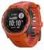 Туристические умные часы Garmin Instinct (45mm), корпус и силиконовый ремешок цвета Flame Red