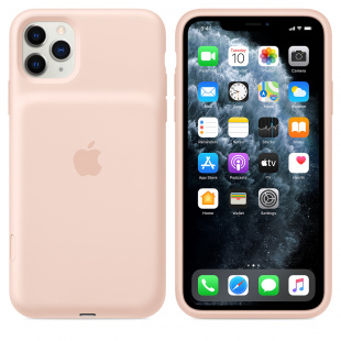 Чехол Smart Battery Case для iPhone 11 Pro Max, цвет «розовый песок», оригинальный Apple