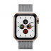 Apple Watch Series 5 // 40мм GPS + Cellular // Корпус из нержавеющей стали золотого цвета, миланский сетчатый браслет серебристого цвета Apple Watch Series 5 // 40мм GPS + Cellular // Корпус из нержавеющей стали золотого цвета, миланский сетчатый браслет серебристого цвета