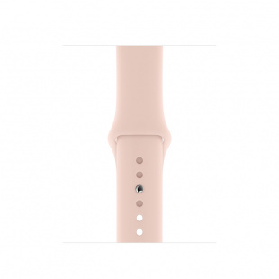 Apple Watch Series 5 // 44мм GPS // Корпус из алюминия цвета «серый космос», спортивный ремешок цвета «розовый песок»