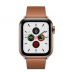 Apple Watch Series 5 // 40мм GPS + Cellular // Корпус из нержавеющей стали золотого цвета, ремешок золотисто-коричневого цвета, с современной пряжкой (Modern Buckle), размер ремешка L Apple Watch Series 5 // 40мм GPS + Cellular // Корпус из нержавеющей стали золотого цвета, ремешок золотисто-коричневого цвета, с современной пряжкой (Modern Buckle), размер ремешка L