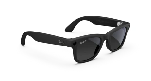 Умные очки Ray-Ban  Wayfarer (2-gen) (Черная матовая оправа, градиентные графитовые линзы)