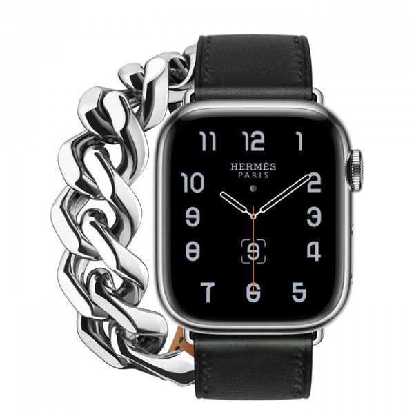 Apple Watch Series 8 Hermes 41 GPS Cellular Double Tour Gourmette Metal Noir iQmac.ru