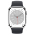 Apple Watch Series 8 // 41мм GPS // Корпус из алюминия серебристого цвета, монобраслет цвета "темная ночь"