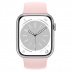 Apple Watch Series 8 // 45мм GPS // Корпус из алюминия серебристого цвета, монобраслет цвета "розовый мел"
