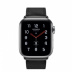 Apple Watch Series 5 Hermès // 40мм GPS + Cellular // Корпус из нержавеющей стали, ремешок Single Tour из кожи Swift цвета Noir